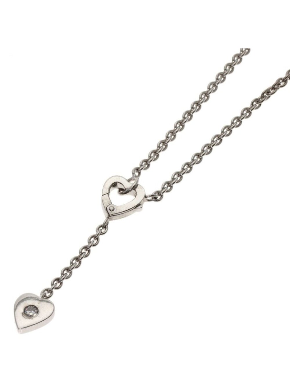 Cartier Monam Diamond Necklace 18k White Gold